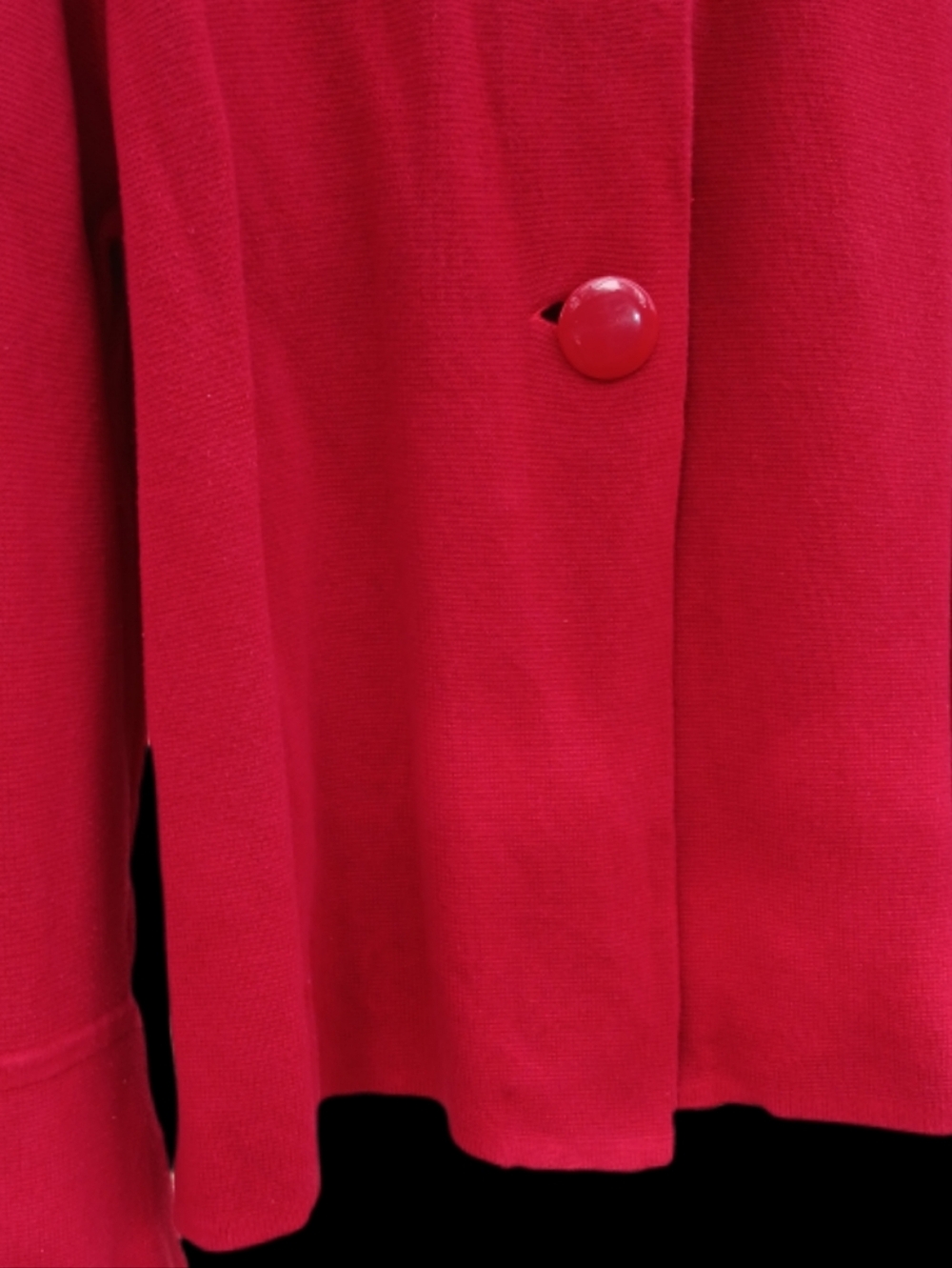 Talbots Petites Cardigan Sweater 3 Buttons Red PXL - Picture 2 of 6